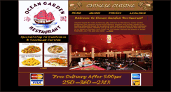 Desktop Screenshot of oceangardenrestaurant.com